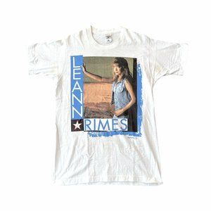LeAnn Rimes - Blue - 1994 (M) Vintage T-Shirt
